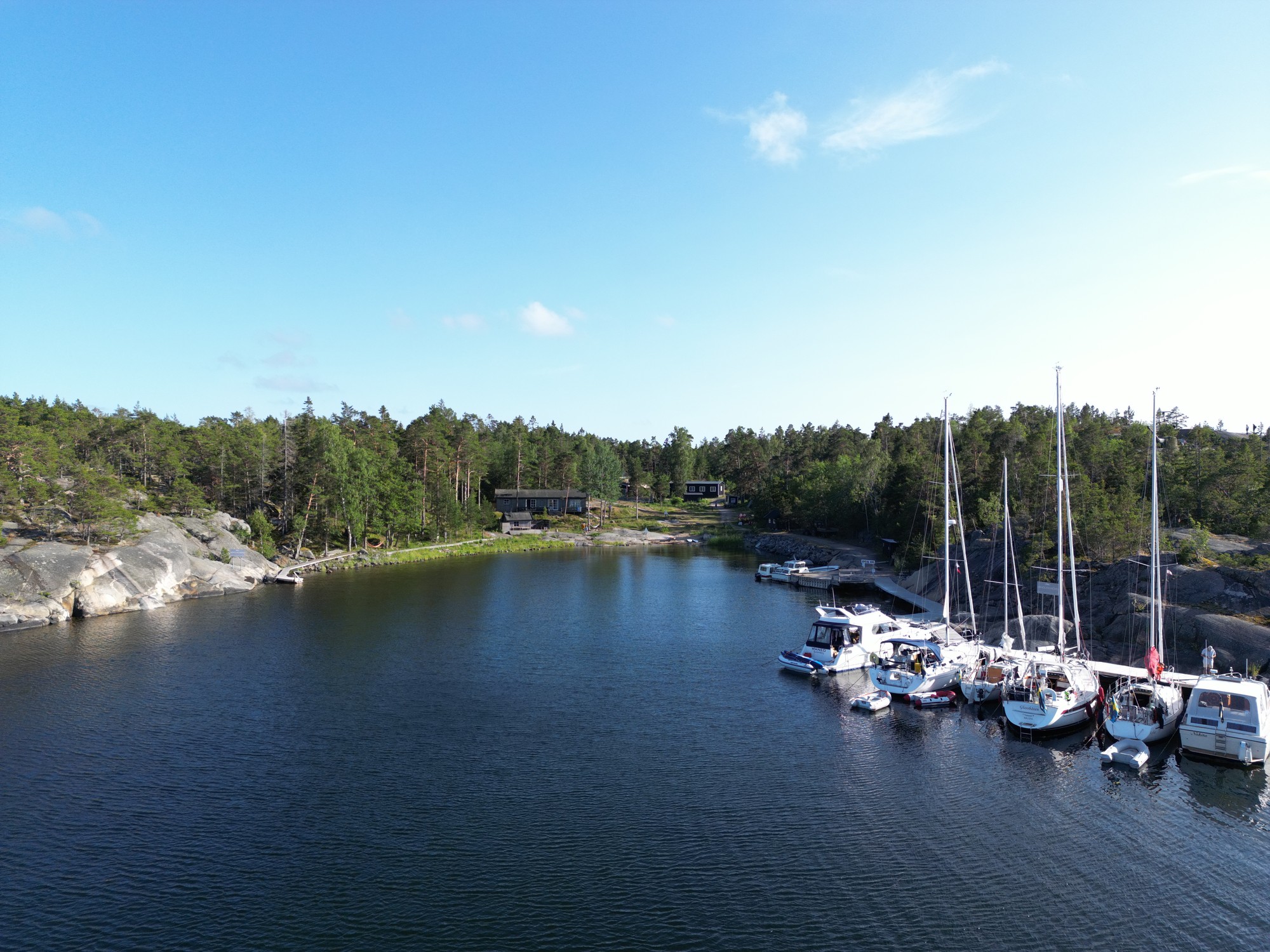 Riddarviken Arholma Nord Gästhamn bei Norrtälje